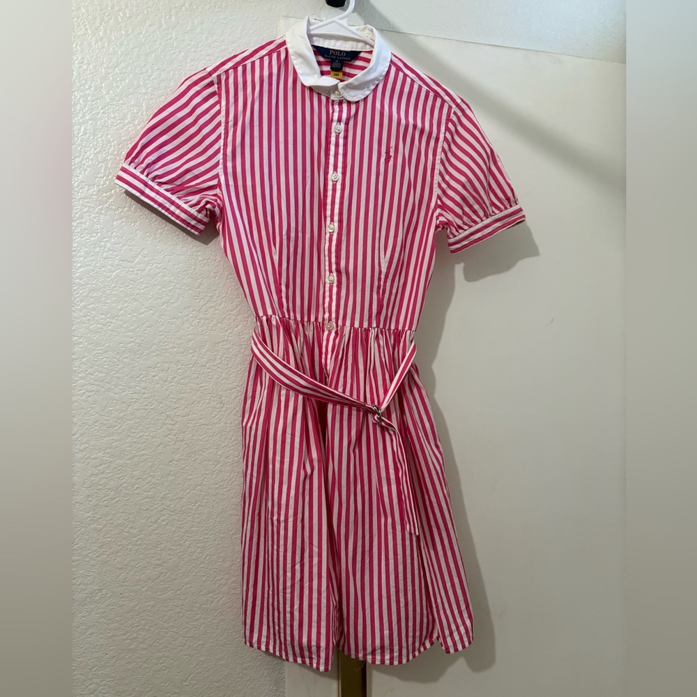 Pink Polo Ralph Lauren kids dress size 16